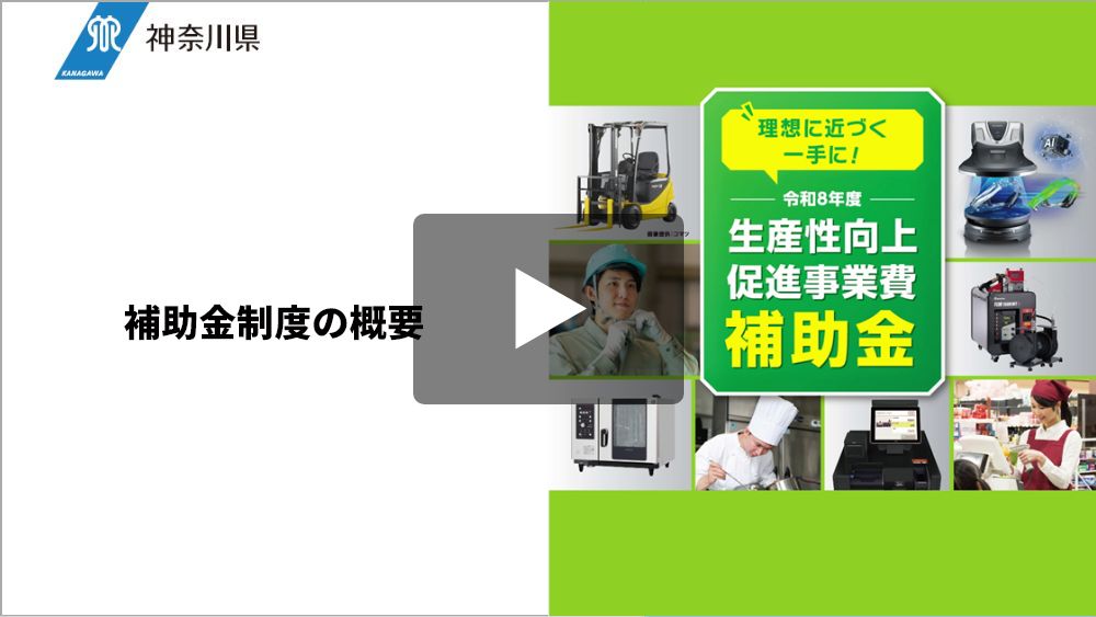 補助金説明動画（1）補助金制度の概要